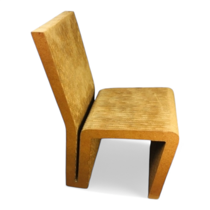 Frank Gehry for Vitra Iconic “Easy Edges” Chair c.1980s. Designed 1970-1972