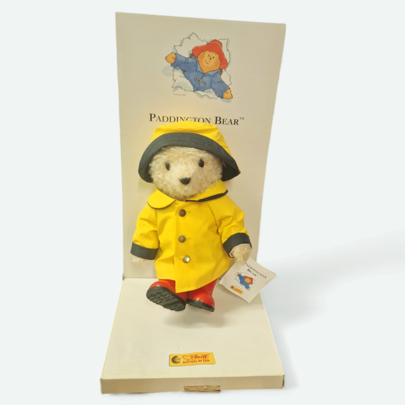 Steiff – Limited Edition 28cm Paddington Bear – Rare Vintage Unused Boxed COA 2005